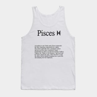 Pisces Zodiac Sign Tank Top